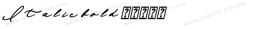 Italic bold字体转换
